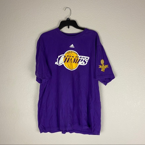 Los Angeles Lakers Back To Back Champs Mens 2XL - Picture 1 of 7